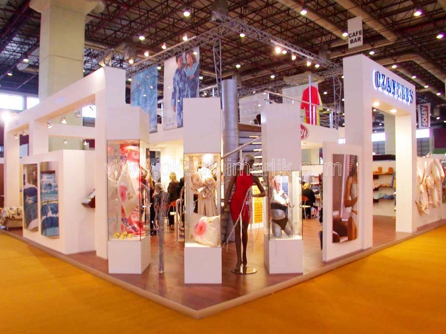 CNR Tekstil Fuarı Lüks Stand Tasarımı